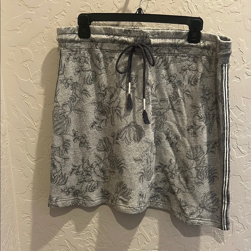 Floral Gray Skirt